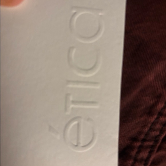 NWT Ética Larsen Utility Jumpsuit in broken heart red wine - L - Picture 10 of 12